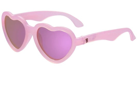 BABIATORS  HEART POLARIZED COLLECTION- Frosted Pink Heart | Purple