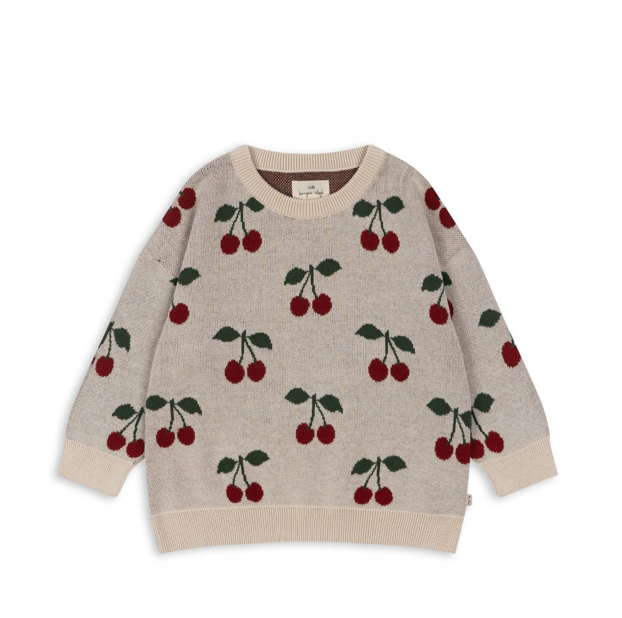 lapis knit blouse - cherry