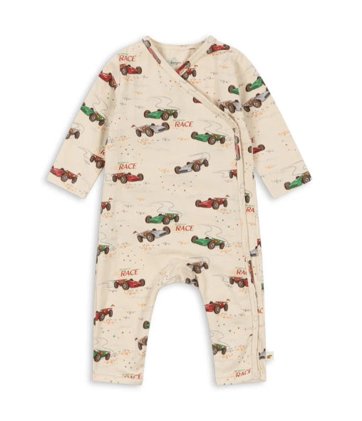 BASIC NEWBORN ONESIE GOTS - GRAND PRIX