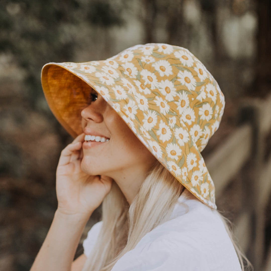 Ladies Reversible Sun Hat - Maggie / Maize