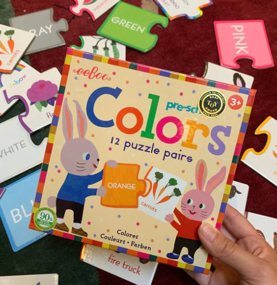 Pre-school Colors Puzzle Pairs