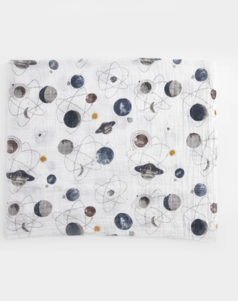 Cotton Muslin Swaddle Blanket Set - Planetary 2