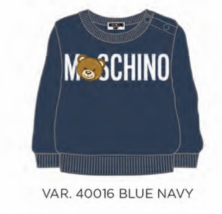 MOSCHINO SWEATSHIRT M8F03E LDA17 - Blue Navy