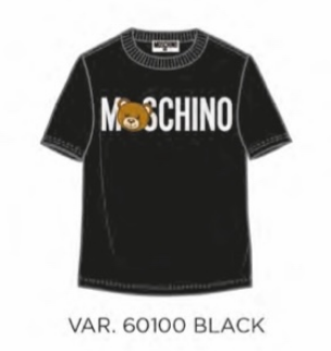 MOSCHINO TSHIRT HQM03S LBA12 - BLACK