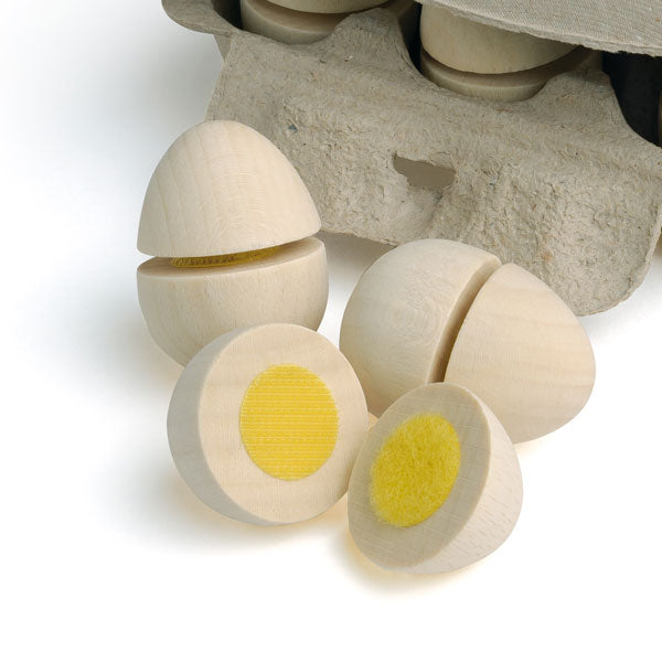 Eggs to Cut Wooden Play Food