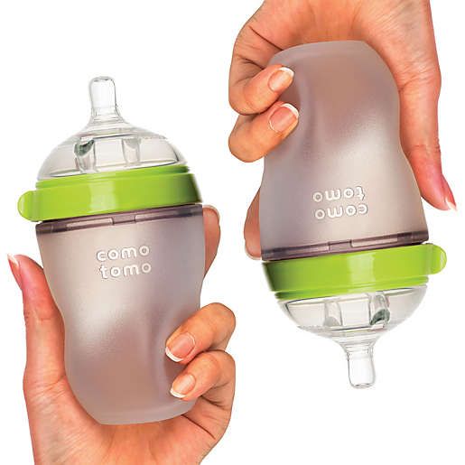 comotomo 8-Ounce Baby Bottles (2-Pack)