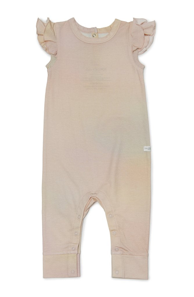 Girl's Romper in TENCEL™ - Rainbow Dye  -18-24M